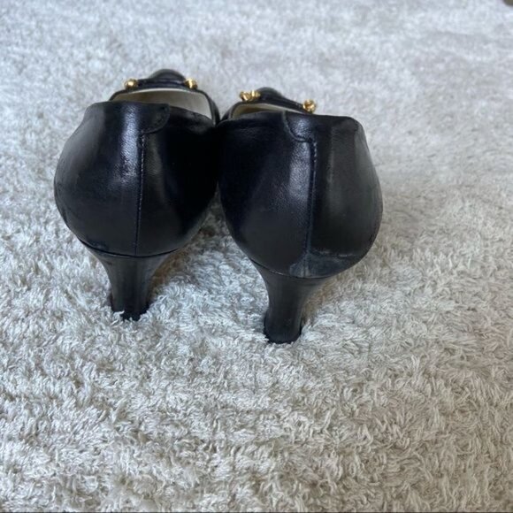 BALLY vintage pointed toe black heels Juniper 7 - Picture 7 of 7